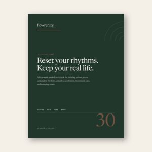 The 30-Day Flowrenity™ Reset digital workbook cover